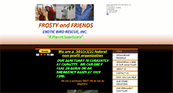 Desktop Screenshot of frostyandfriendsrescue.com